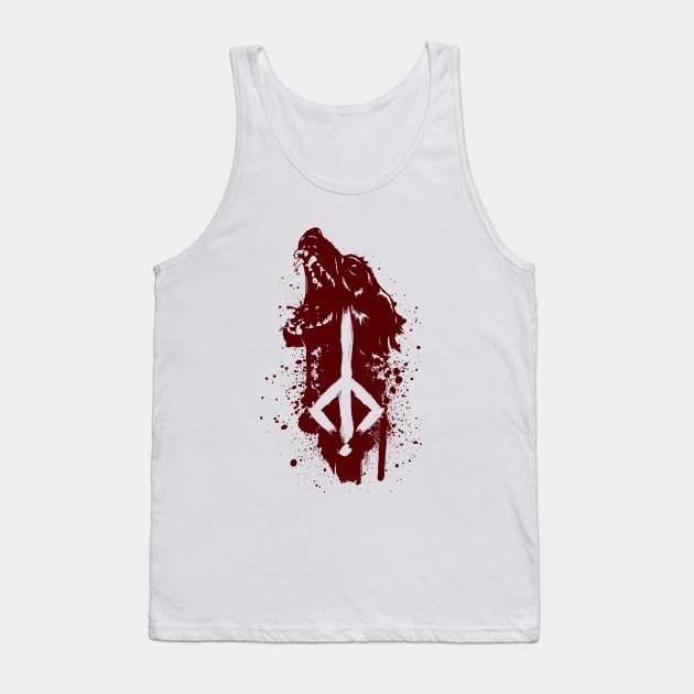 Bloodborne, Beast blood hunter's rune Tank Top by Gammatrap